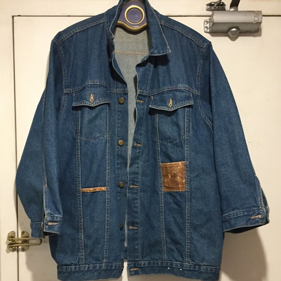 VINTAGE LIZ MOODY SPORT TALL DENIM JACKETS SIZE L - Picture 4 of 8